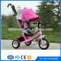 Großhandel 2015 neue Modell Baby Kinder Kinder Dreirad 4 in 1 Trike Dreirad mit Dach für Verkauf / Baby Dreirad mit Rücksitz